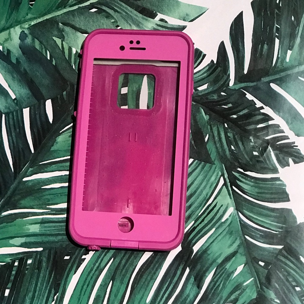 Pink Lifeproof IPhone 6 case
